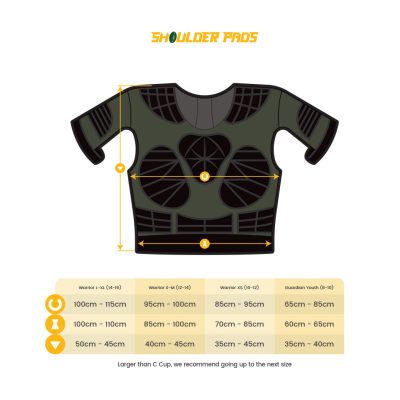 Shoulder Pads Size Chart