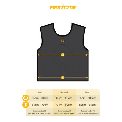 The Protector - Universal Vest Size Chart